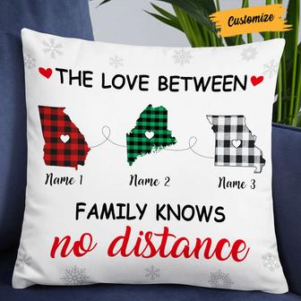 Personalized Family Pillow for Long Distance Relationships - Thegiftio UK