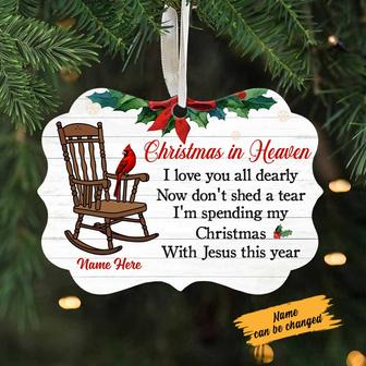 Personalized Memo Spend Christmas With Jesus Benelux Ornament - Thegiftio UK