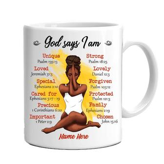 Personalized BWA God Says Mug - Thegiftio UK