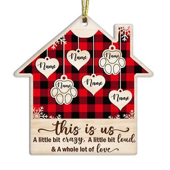 Personalized Family House Ornament - Thegiftio