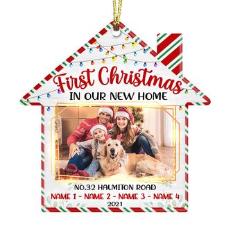 Personalized Christmas Family House Ornament - Thegiftio UK