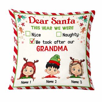 Personalized Christmas Pillow for Mom or Grandma - Thegiftio UK