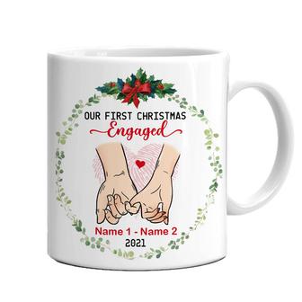 Personalized Couple Christmas Husband Wife Engaged Married Mug - Thegiftio UK