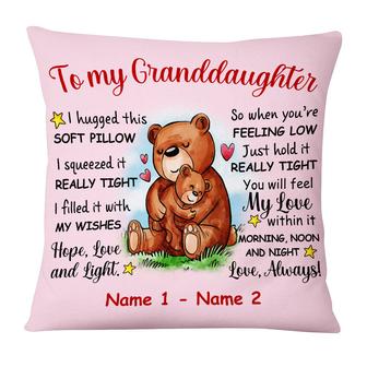 Personalized Grandma Mom Granddaughter Grandson Pillow - Thegiftio UK