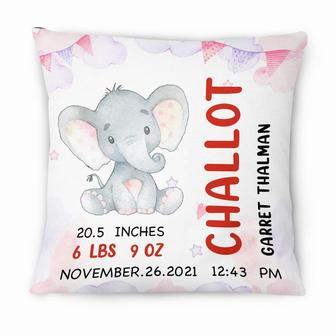 Personalized Baby Birth Announcement Pillow for Moms - Thegiftio UK
