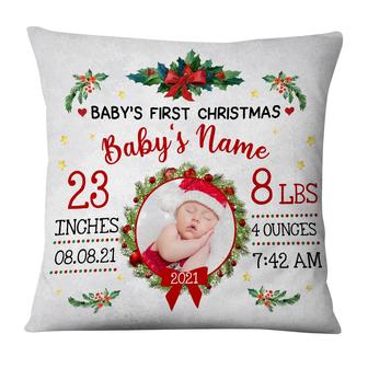 Personalized First Christmas Pillow for Baby - Thegiftio UK