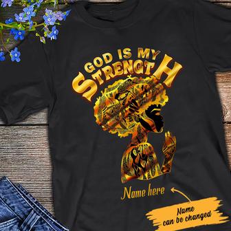 Personalized BWA God Is My Strength T Shirt - Thegiftio UK