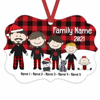 Personalized Family Christmas Benelux Ornament - Thegiftio UK