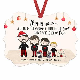 Personalized Family This Is Us Christmas Benelux Ornament NB186 30O58 - Thegiftio UK