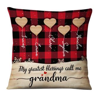 Personalized Pillow for Grandma with Blessings - Thegiftio UK