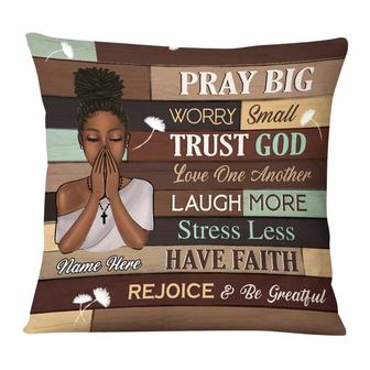 Personalized BWA Pray God Pillow - Thegiftio UK