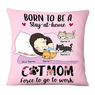 Personalized Cat Mom Pillow for Cat Lovers - Thegiftio UK