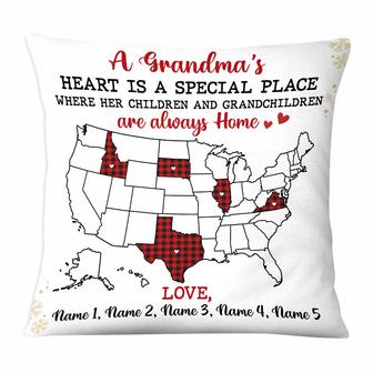 Personalized Pillow for Grandma from Long Distance - Thegiftio UK