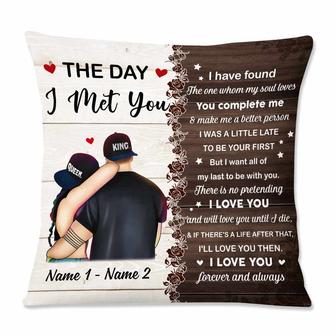 Personalized Couple The One My Soul Loves Pillow - Thegiftio UK