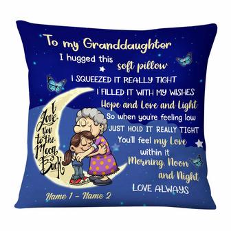 Personalized Mom Grandma Granddaughter Grandson Pillow - Thegiftio UK