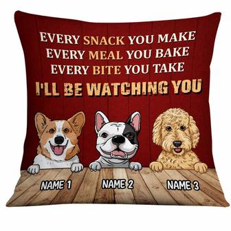 Personalized Dog Watching Pillow - Thegiftio UK