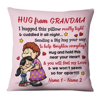 Personalized Mom Grandma Grandson Granddaughter Pillow - Thegiftio UK
