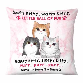 Personalized Cat Mom Soft Kitty Pillow - Thegiftio