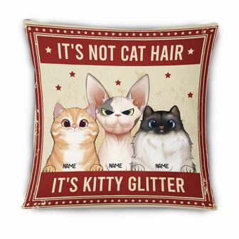 Personalized Cat Lover Gift, Funny Cat, It's Not Cat Hair Pillow - Thegiftio