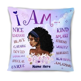 Personalized BWA Girl I Am Pillow - Thegiftio UK