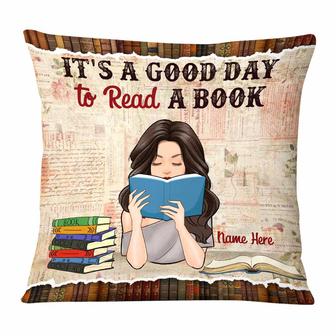 Personalized Girl Book Lover Pillow - Thegiftio UK