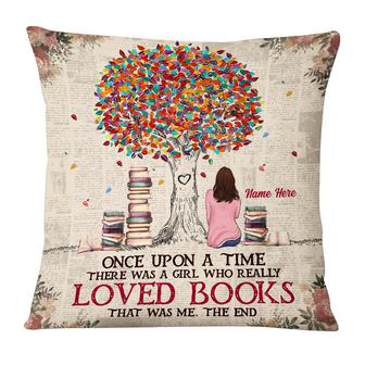 Personalized Books Once Upon A Time Pillow - Thegiftio UK