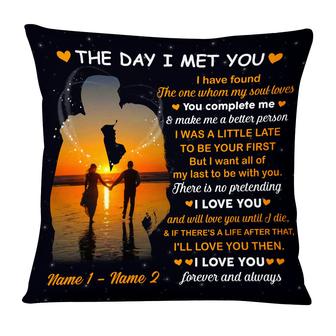 Personalized Couple Husband Wife Pillow - Thegiftio