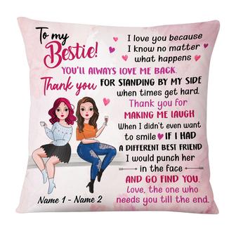 Personalized Pillow for Best Friends - Thegiftio UK