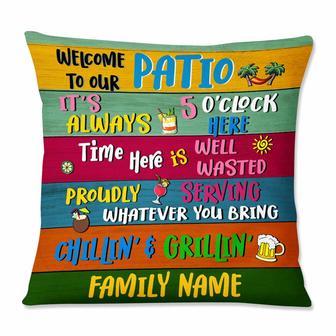 Personalized Outdoor Patio Pillow - Thegiftio UK