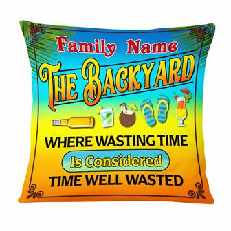 Personalized Outdoor Backyard Patio Pillow - Thegiftio UK