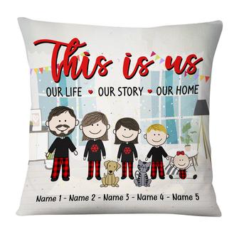 Personalized Family Our Story Pillow for Families - Thegiftio UK