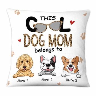 Personalized Gift for Dog Mamas, Mother's Day, Cool Dog Mom Pillow - Thegiftio UK
