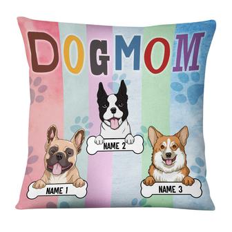 Personalized Gift For Dog Mom, Dog Mom Pillow - Thegiftio UK