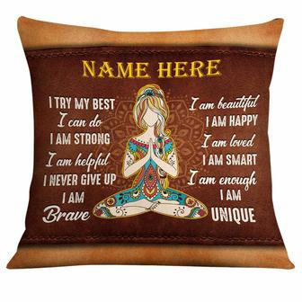Personalized HIppie Girl Pillow - Thegiftio UK