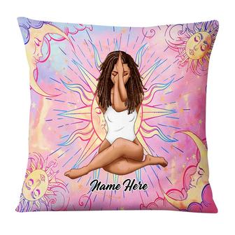 Personalized Hippie Life Gift, Hippie Girl Pillow - Thegiftio UK