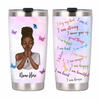 Personalized I Am BWA Steel Tumbler - Thegiftio UK