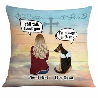 Personalized Dog Memo Conversation Mom Pillow - Thegiftio UK
