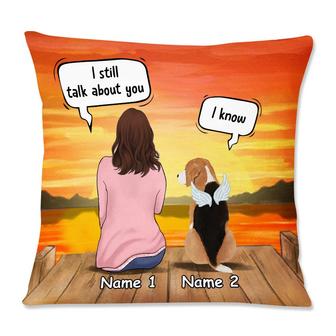 Personalized Dog Memo Conversation Pillow - Thegiftio UK