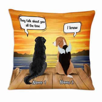 Personalized Dog Memo Conversation Pillow - Thegiftio UK