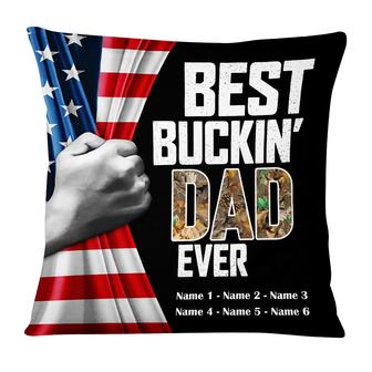 Personalized Deer Hunting Dad Grandpa Pillow - Thegiftio UK