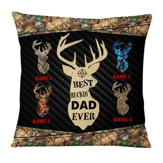 Personalized Deer Hunting Dad Grandpa Pillow - Thegiftio UK