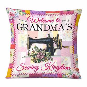 Personalized Love Sewing Girl Mom Grandma Pillow - Thegiftio UK