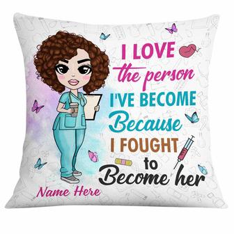 Personalized Nurse Student Gift, Nurse Gifts, Nurse Graduation Gift, Proud Nurse Pillow - Thegiftio