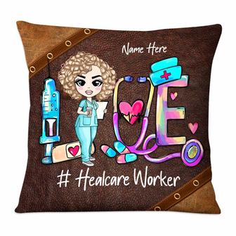 Personalized Proud Nurse Love Pillow - Thegiftio UK