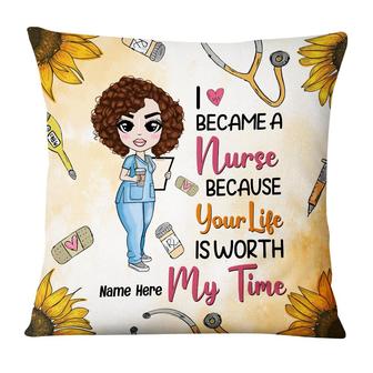 Personalized Proud Nurse Pillow - Thegiftio UK