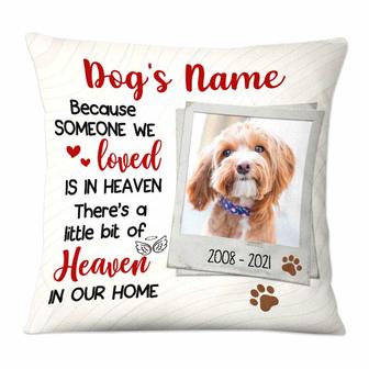 Personalized Dog Memo Photo Pillow - Thegiftio UK