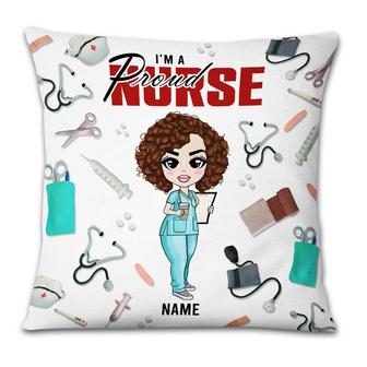 Personalized Proud Nurse Pillow - Thegiftio UK
