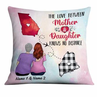 Personalized Long Distance Pillow for Mom or Grandma - Thegiftio UK