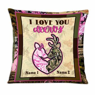 Personalized Deer Hunting Couple Pillow - Thegiftio
