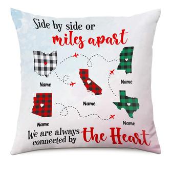 Personalized Long Distance Pillow for Families - Thegiftio UK